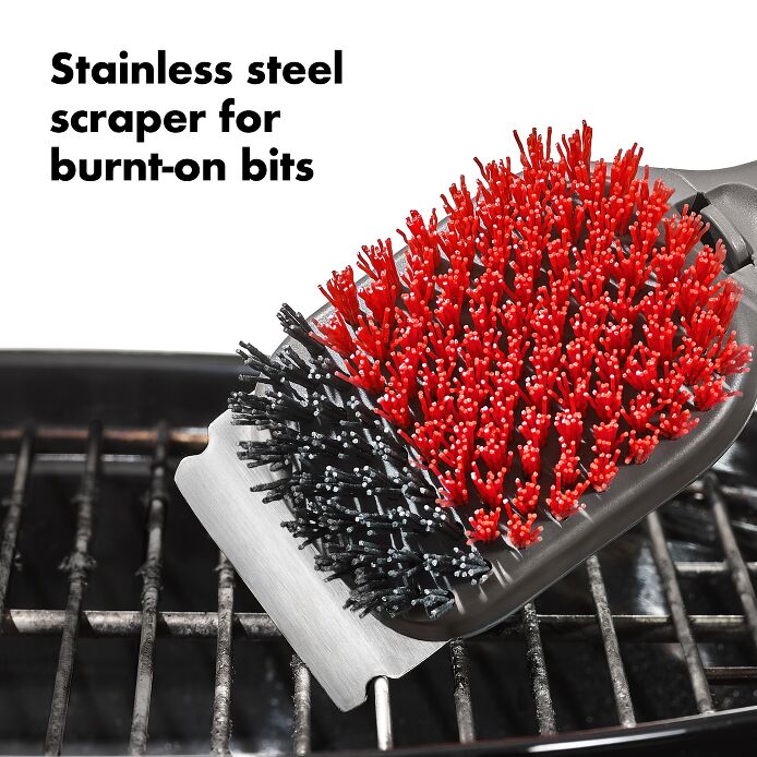 OXO Good Grips Nylon Grill Brush for Cold Cleaning - Image 6