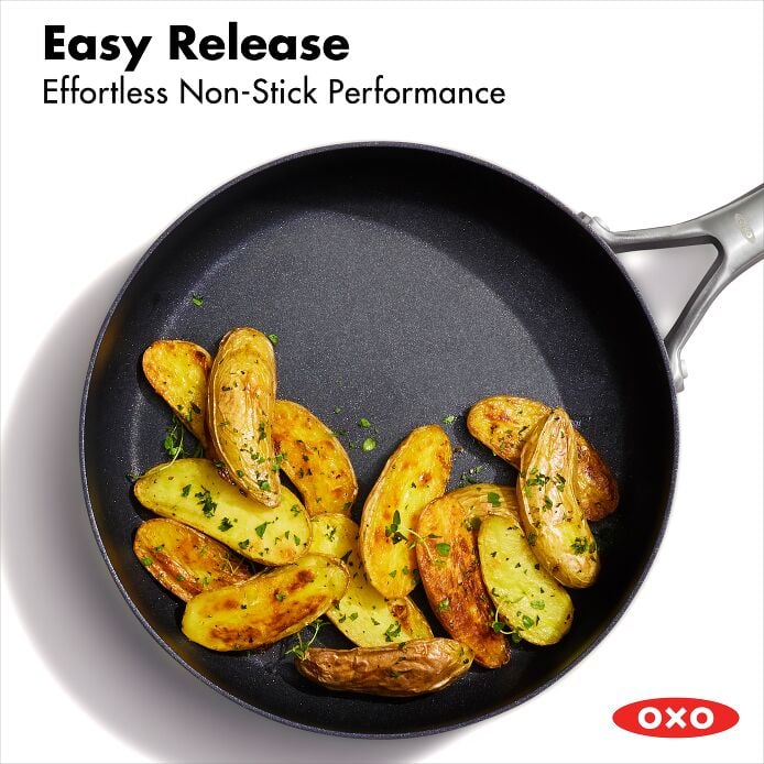 Ceramic Professional Non-Stick 3-Quart Sauté Pan with Lid - Image 3