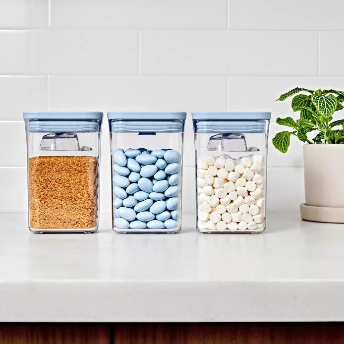 3-Piece POP Container Set with Mini Scoops - Sky Blue - Image 3