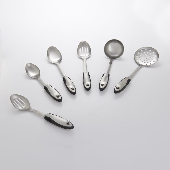 Steel Slotted Spoon - Image 2