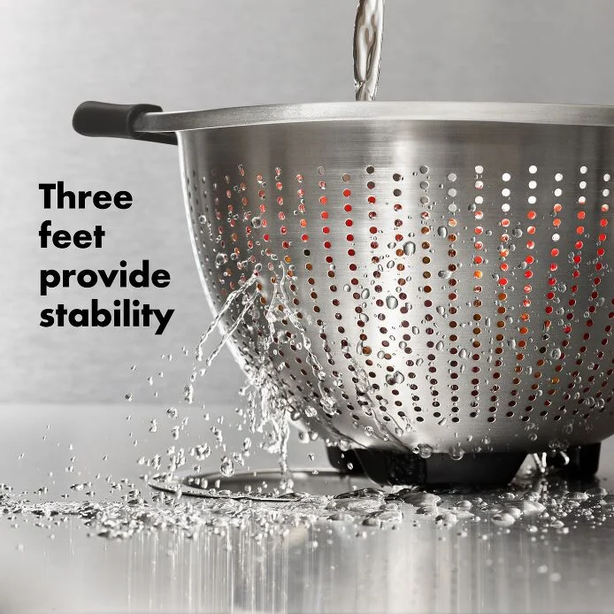 Stainless Steel 3 qt./ 2.8L Colander - Image 5