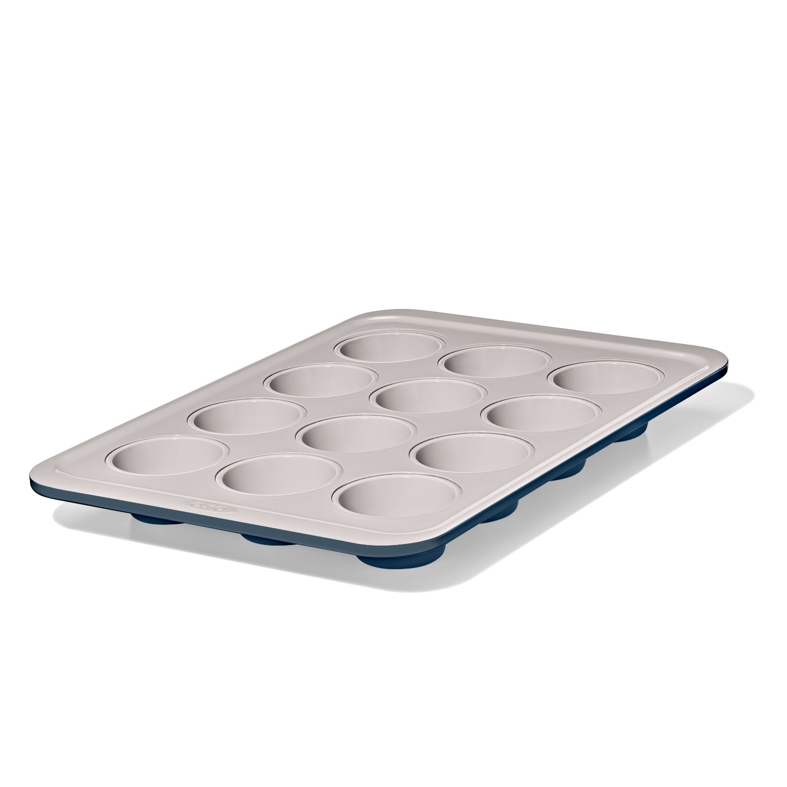 Non-Stick Pro Ceramic Coated Metal Bakeware 12 Cup Muffin Pan – Storm Blue - Image 2