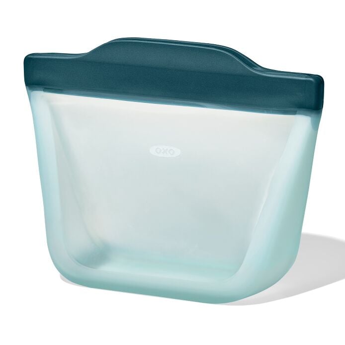 Silicone Reusable Bag - Stand-Up Snack (12 oz) – Lagoon - Image 3