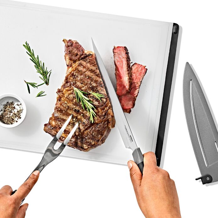 8 in Chefs Knife with Locking Sheath - Image 6