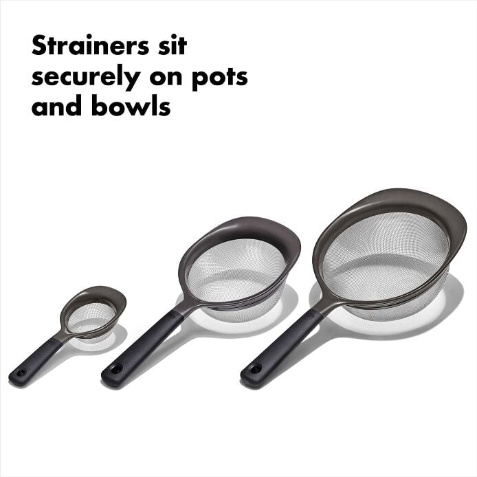 OXO Good Grips 3 Piece Strainer Set - Image 6