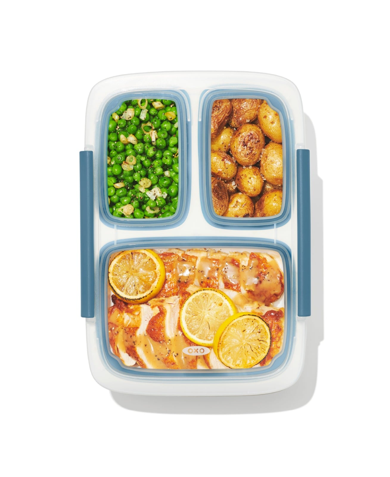 Prep & Go 4.1-Cup Divided Container - Ocean Blue - Image 3