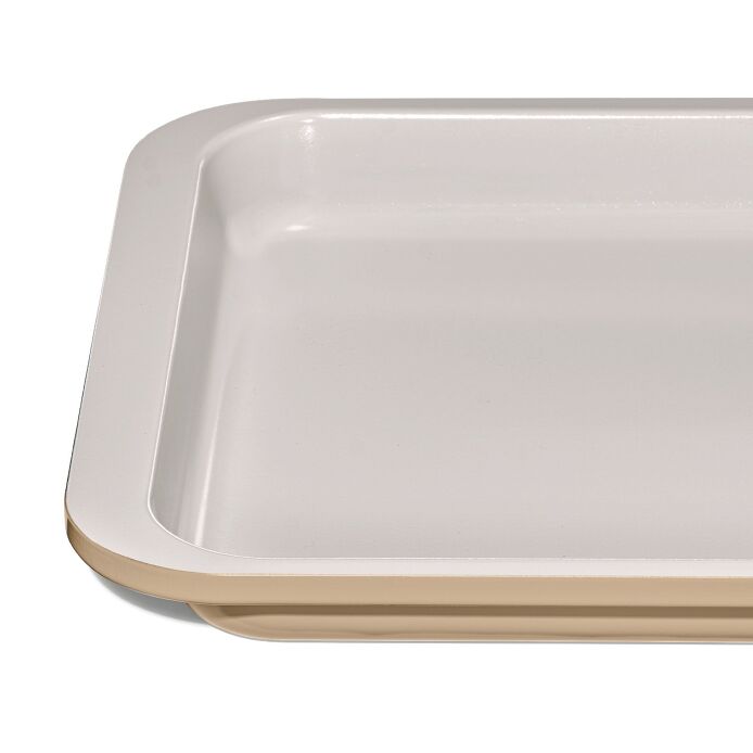 Non-Stick Pro Ceramic Coated Metal Bakeware Half Sheet Pan - Biscuit - Image 4